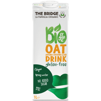 NAPÓJ OWSIANY BEZ DODATKU CUKRÓW BEZGLUTENOWY BIO 1 L - THE BRIDGE