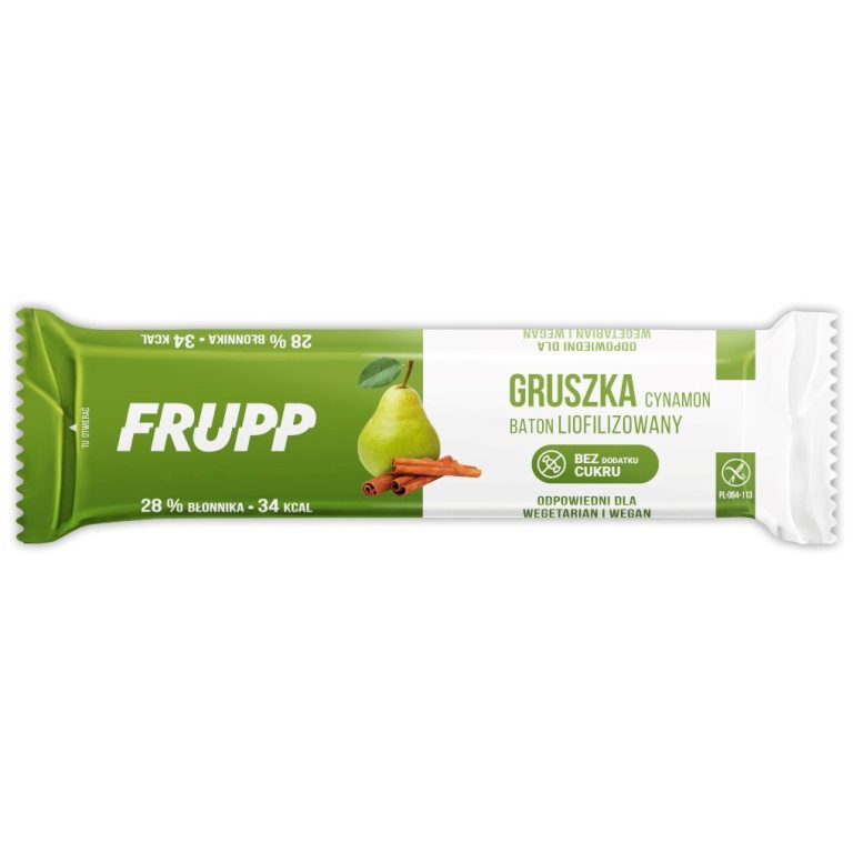 BATON LIOFILIZOWANY GRUSZKA - CYNAMON BEZGLUTENOWY 10 g - CELIKO (FRUPP)