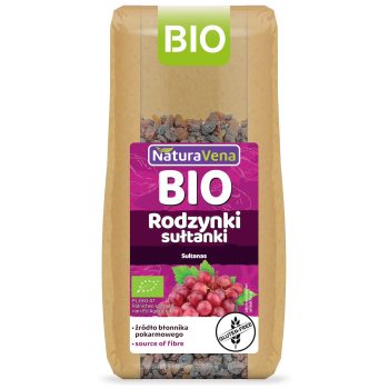 RODZYNKI SUŁTANKI BEZGLUTENOWE BIO 200 g - NATURAVENA