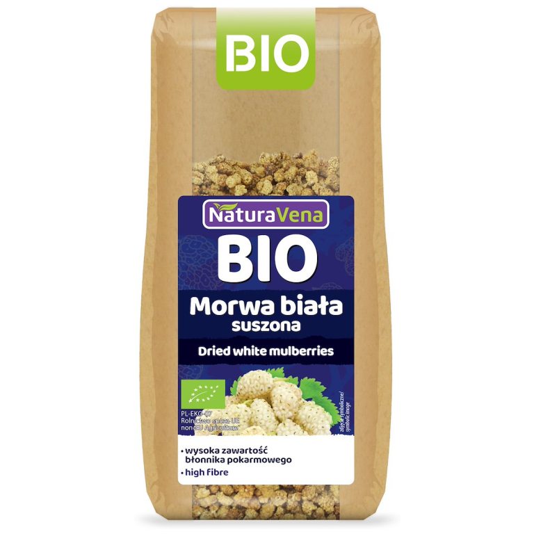 MORWA BIAŁA SUSZONA BIO 100 g - NATURAVENA