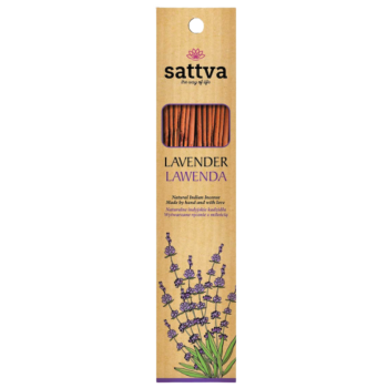 KADZIDEŁKA INDYJSKIE LAWENDA (15 szt.) 30 g - SATTVA (WELLNESS)