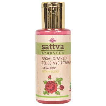 ŻEL DO MYCIA TWARZY RÓŻA INDYJSKA 100 ml - SATTVA