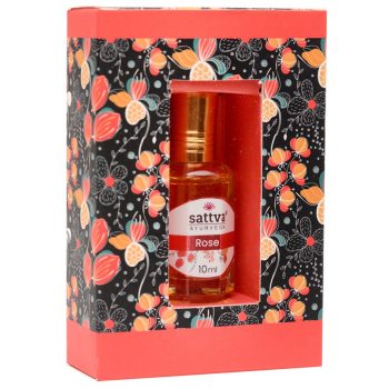 PERFUMY W OLEJKU RÓŻA (ROLL-ON) 10 ml - SATTVA (AYURVEDA)