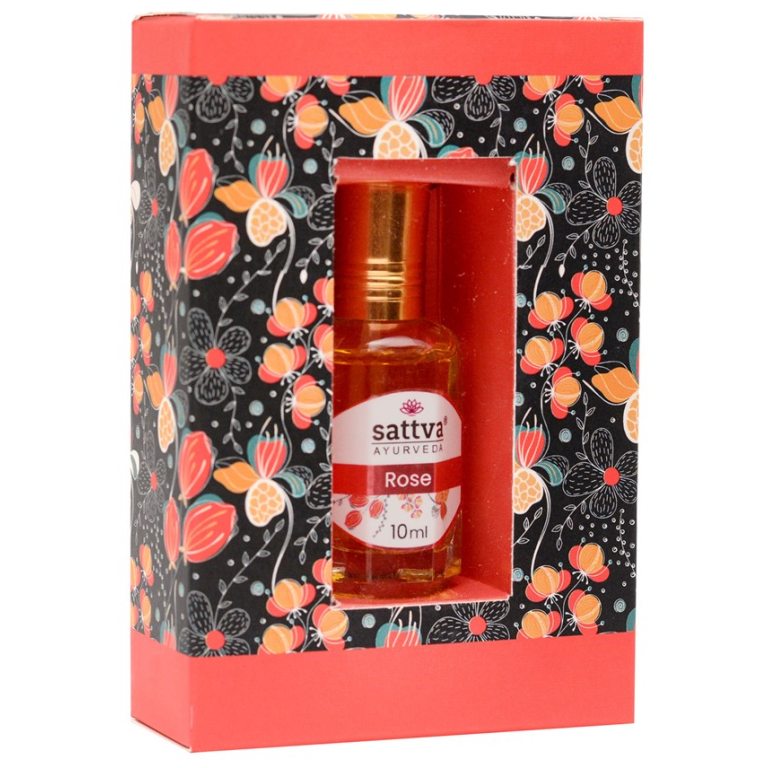 PERFUMY W OLEJKU RÓŻA (ROLL-ON) 10 ml - SATTVA (AYURVEDA)