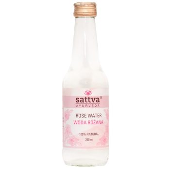 WODA RÓŻANA KOSMETYCZNA 250 ml - SATTVA (AYURVEDA)