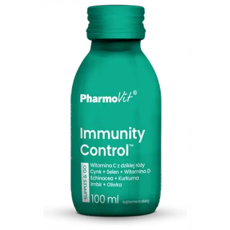 SHOT IMMUNITY CONTROL BEZGLUTENOWY 100 ml - PHARMOVIT (SUPPLES & GO)