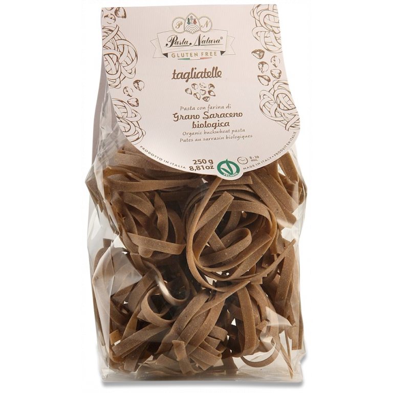 MAKARON (GRYCZANY) TAGLIATELLE BEZGLUTENOWY BIO 250 g - PASTA NATURA