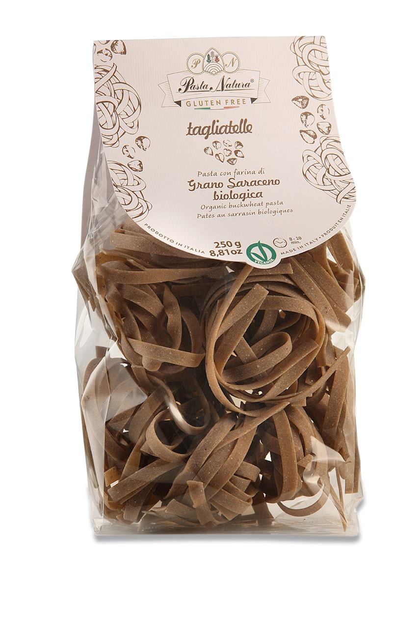 MAKARON (GRYCZANY) TAGLIATELLE BEZGLUTENOWY BIO 250 g - PASTA NATURA