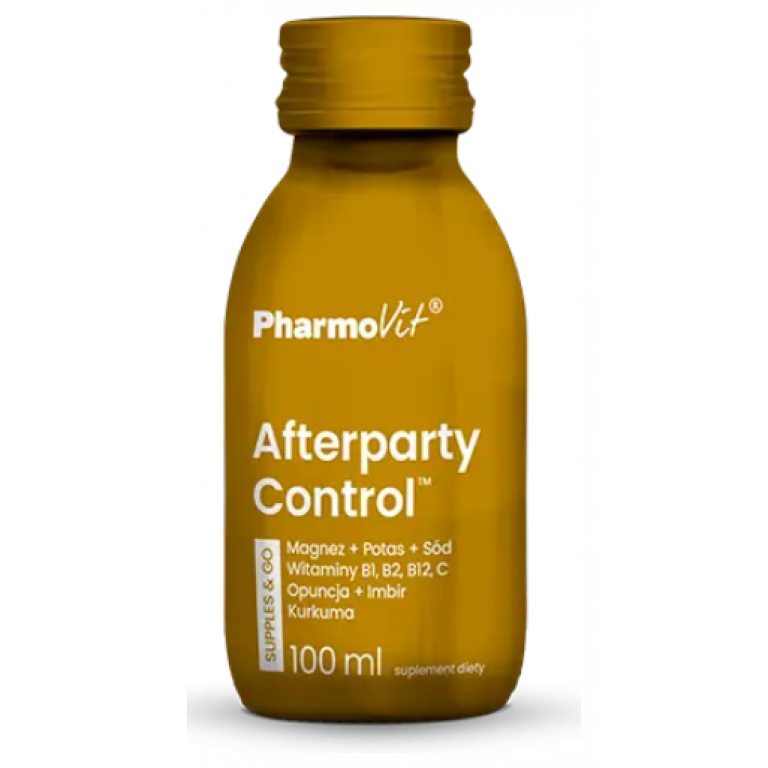 SHOT AFTERPARTY CONTROL BEZGLUTENOWY 100 ml - PHARMOVIT (SUPPLES & GO)