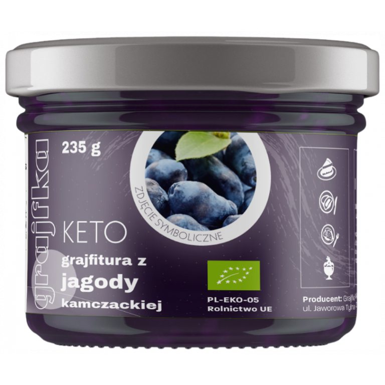 MUS Z JAGODY KAMCZACKIEJ BEZ DODATKU CUKRU KETO BIO 235 g - GRAJFKA