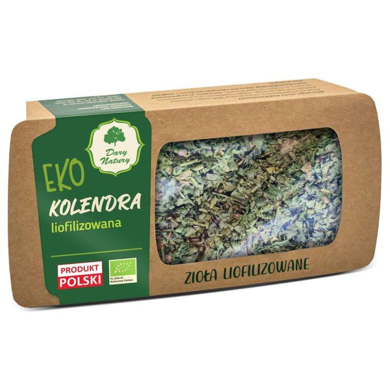 KOLENDRA LIOFILIZOWANA BEZGLUTENOWA BIO 5 g - DARY NATURY