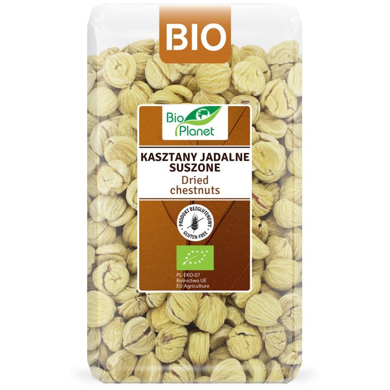 KASZTANY JADALNE SUSZONE BEZGLUTENOWE BIO 1 kg - BIO PLANET