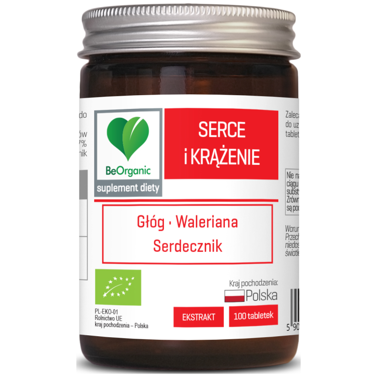 TABLETKI WSPOMAGAJĄCE SERCE I KRĄŻENIE (GŁÓG