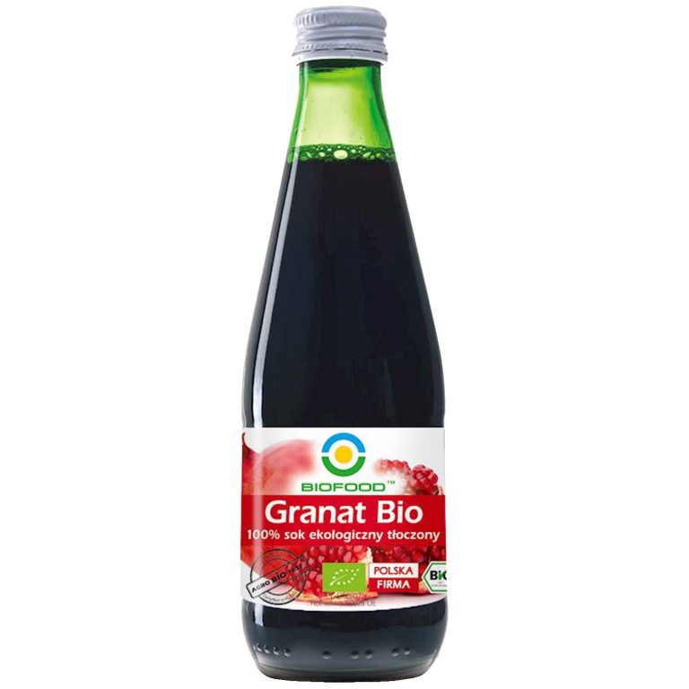 SOK Z GRANATU NFC BEZGLUTENOWY BIO 300 ml - BIOFOOD