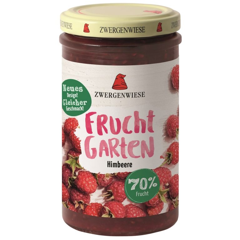 MUS MALINOWY (70 % OWOCÓW) BEZGLUTENOWY BIO 225 g - ZWERGENWIESE