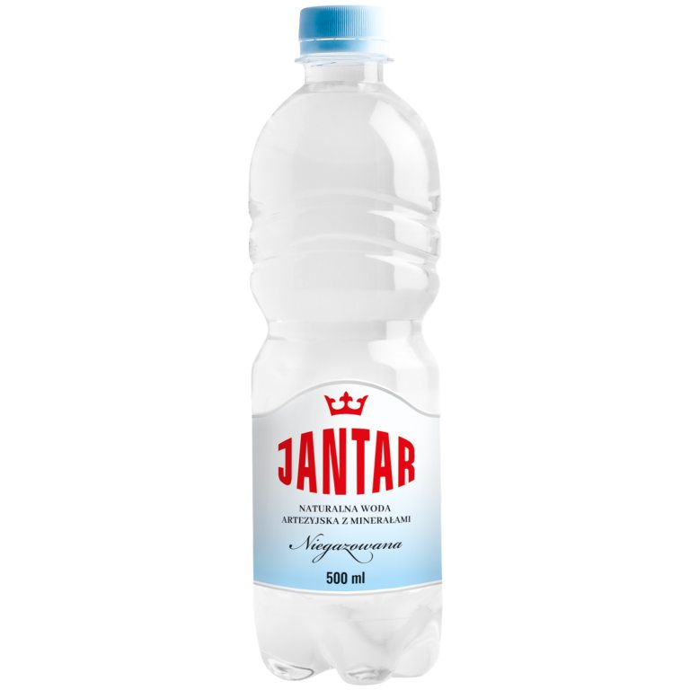 WODA ŹRÓDLANA ŚREDNIOZMINERALIZOWANA NIEGAZOWANA 500 ml - JANTAR