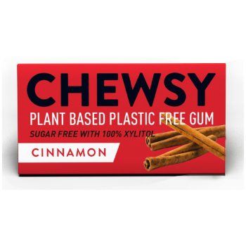 GUMA DO ŻUCIA Z KSYLITOLEM O SMAKU CYNAMONOWYM (10 szt.) 15 g - CHEWSY