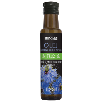 OLEJ Z CZARNUSZKI TŁOCZONY NA ZIMNO BIO 100 ml - BIOOIL