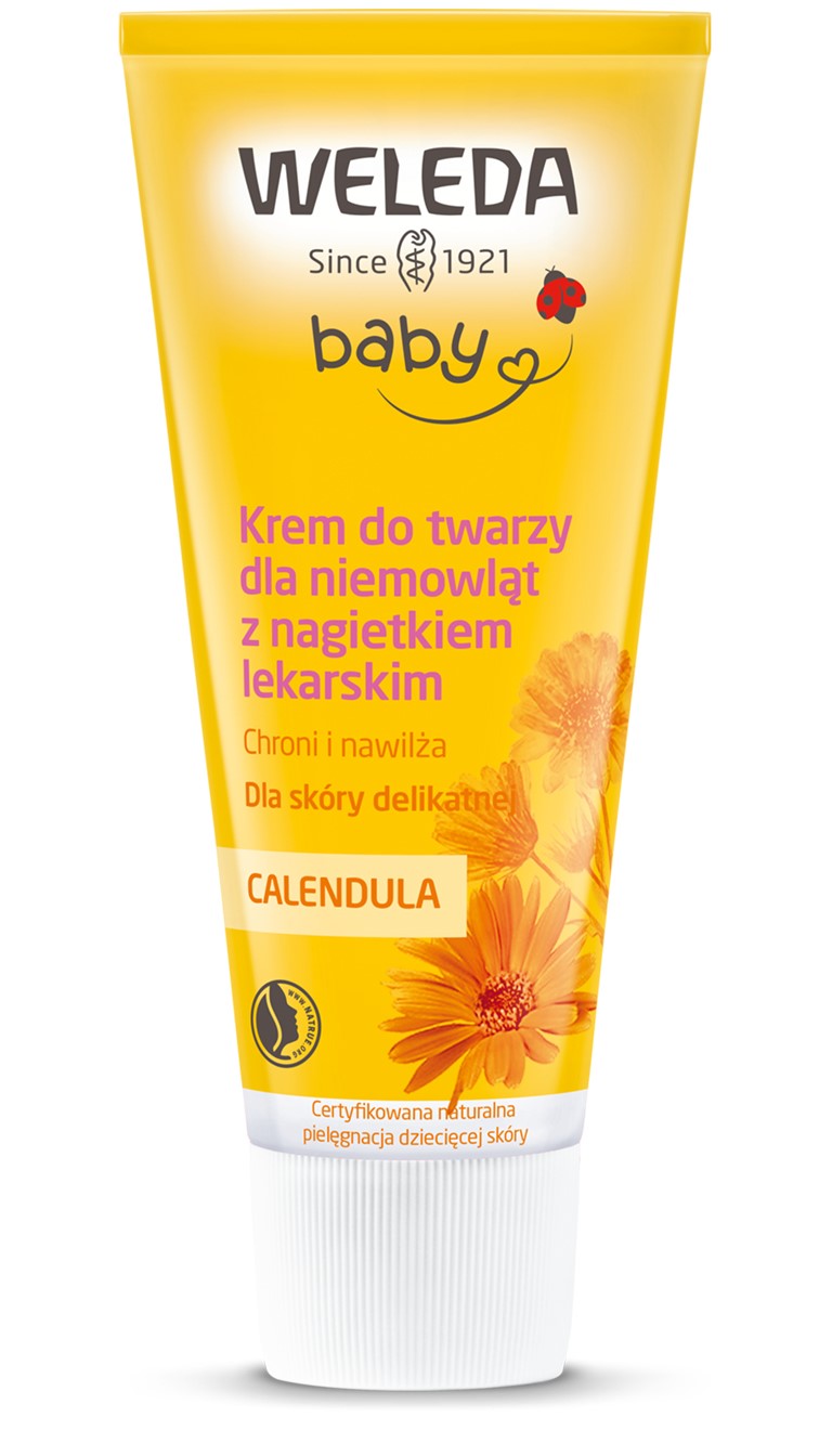 KREM DO TWARZY DLA NIEMOWLĄT Z NAGIETKIEM LEKARSKIM ECO 50 ml - WELEDA (BABY)