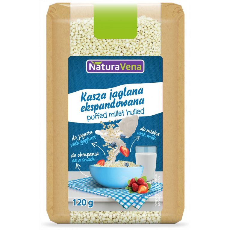 KASZA JAGLANA EKSPANDOWANA 120 g - NATURAVENA