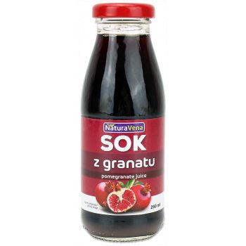 SOK Z GRANATU 100 % 250 ml - NATURAVENA