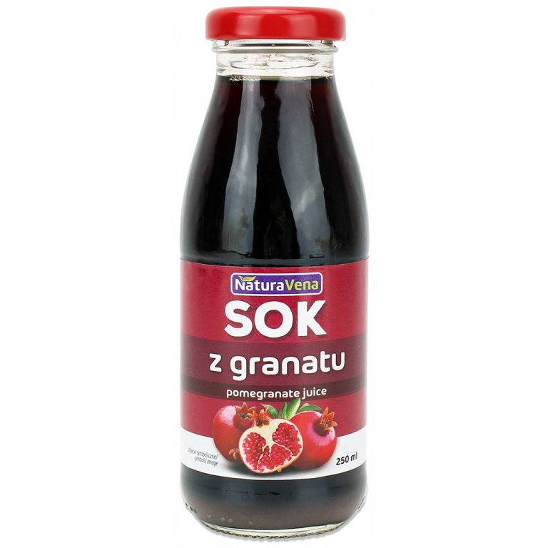 SOK Z GRANATU 100 % 250 ml - NATURAVENA