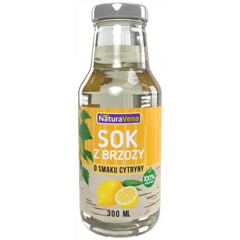 SOK Z BRZOZY Z CYTRYNĄ 330 ml - NATURAVENA