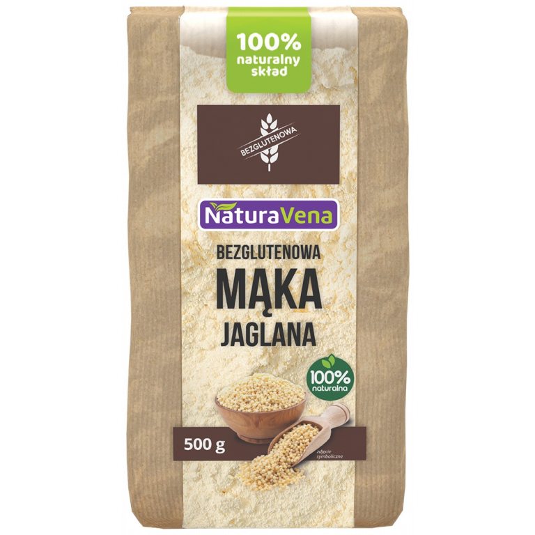 MĄKA JAGLANA BEZGLUTENOWA 500 g - NATURAVENA