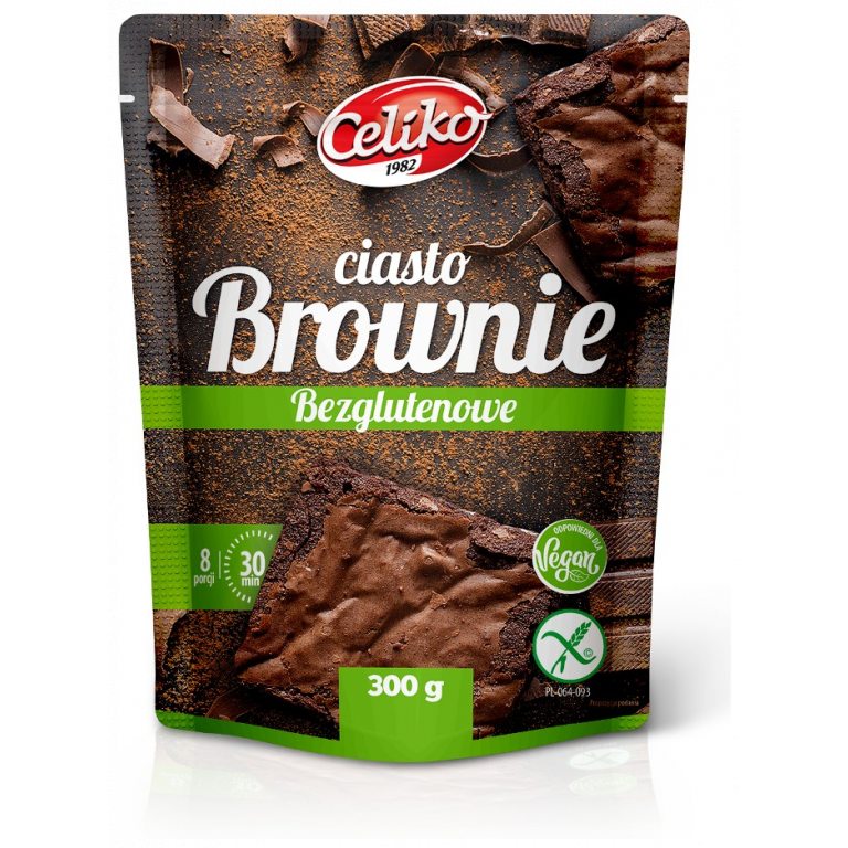 MIESZANKA NA BROWNIE BEZGLUTENOWA 300 g - CELIKO