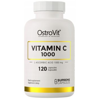 OstroVit Witamina C 1000 mg 120 kaps KWAS L-ASKORBINOWY Vitamin C 1250% RWS