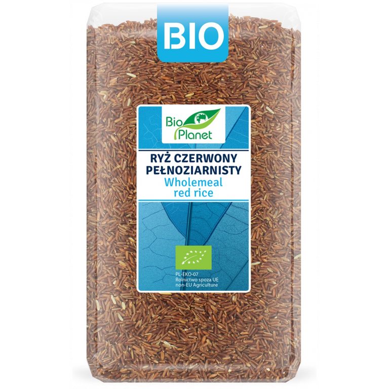 RYŻ CZERWONY PEŁNOZIARNISTY BIO 1 kg - BIO PLANET