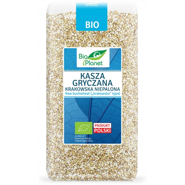 KASZA GRYCZANA KRAKOWSKA NIEPALONA BIO 500 g - BIO PLANET