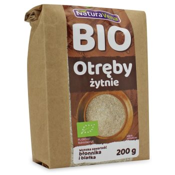 OTRĘBY ŻYTNIE BIO 200 g - NATURAVENA