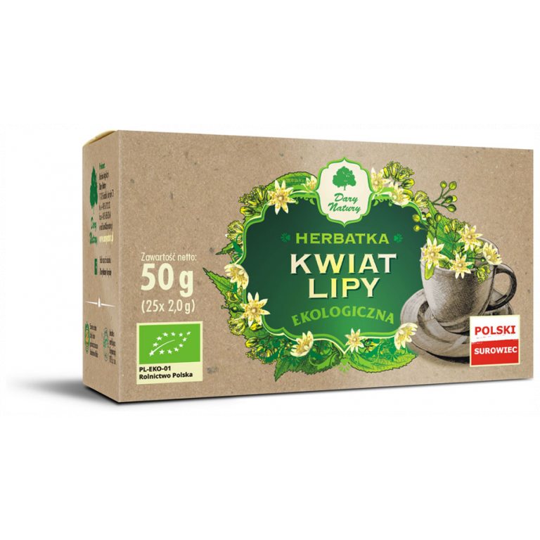 HERBATKA Z KWIATU LIPY BIO (25 x 2 g) 50 g - DARY NATURY