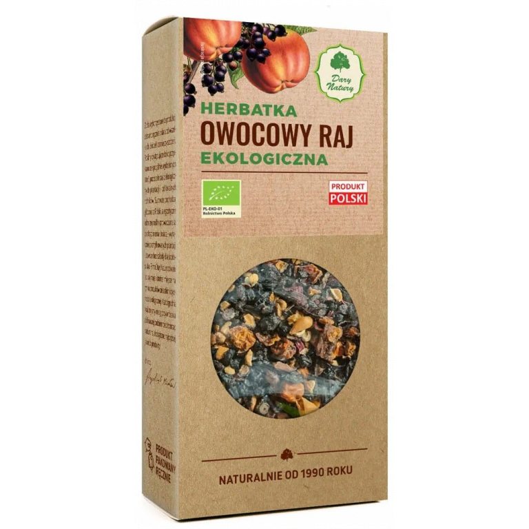 HERBATKA OWOCOWY RAJ BIO 100 g - DARY NATURY