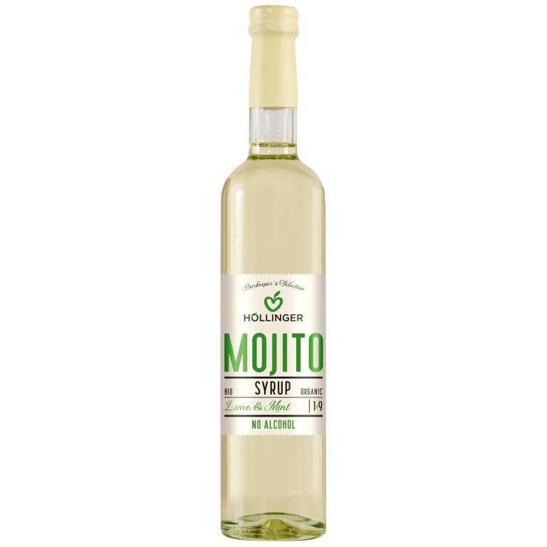 SYROP DO DRINKÓW I KOKTAJLI MOJITO BIO 500 ml - HOLLINGER