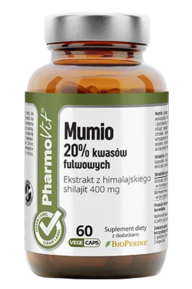 MUMIO EKSTRAKT (400 mg) BEZGLUTENOWY 60 KAPSUŁEK - PHARMOVIT (CLEAN LABEL)