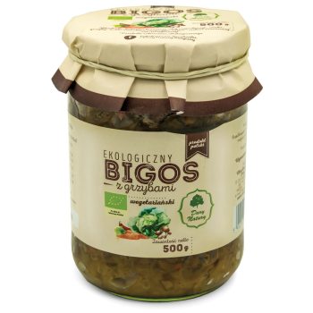 BIGOS WEGAŃSKI Z GRZYBAMI BIO 500 g - DARY NATURY