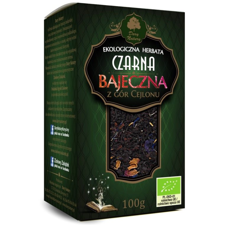 HERBATA CZARNA BAJECZNA BIO 100 g - DARY NATURY