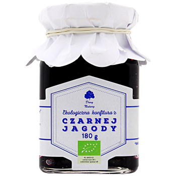 KONFITURA JAGODOWA BIO 180 g - DARY NATURY