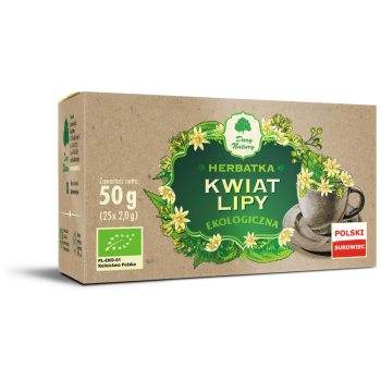 HERBATKA Z KWIATU LIPY BIO (25 x 2 g) 50 g - DARY NATURY