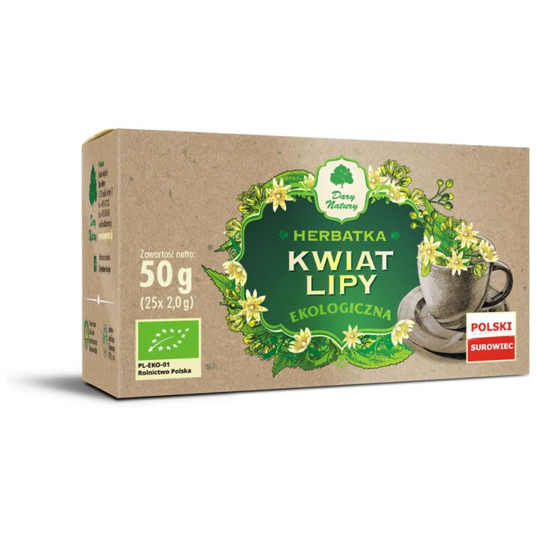 HERBATKA Z KWIATU LIPY BIO (25 x 2 g) 50 g - DARY NATURY