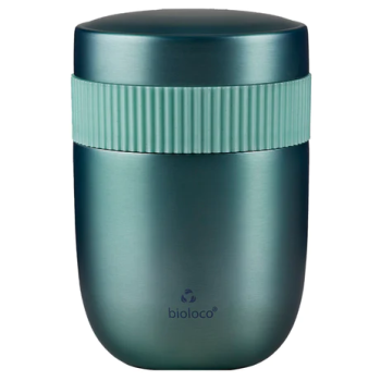 LUNCHPOT TERMICZNY DWUCZĘŚCIOWY PISTACJOWY 420 ml + 200 ml - CHIC-MIC