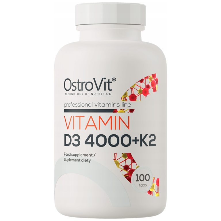 OstroVit Vitamin D3 4000 + K2 MK7 100 tabs WITAMINA D3