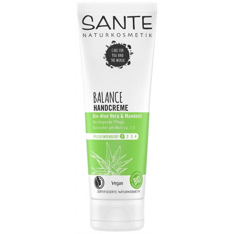 KREM DO RĄK ALOES I OLEJEK MIGDAŁOWY ECO 75 ml - SANTE