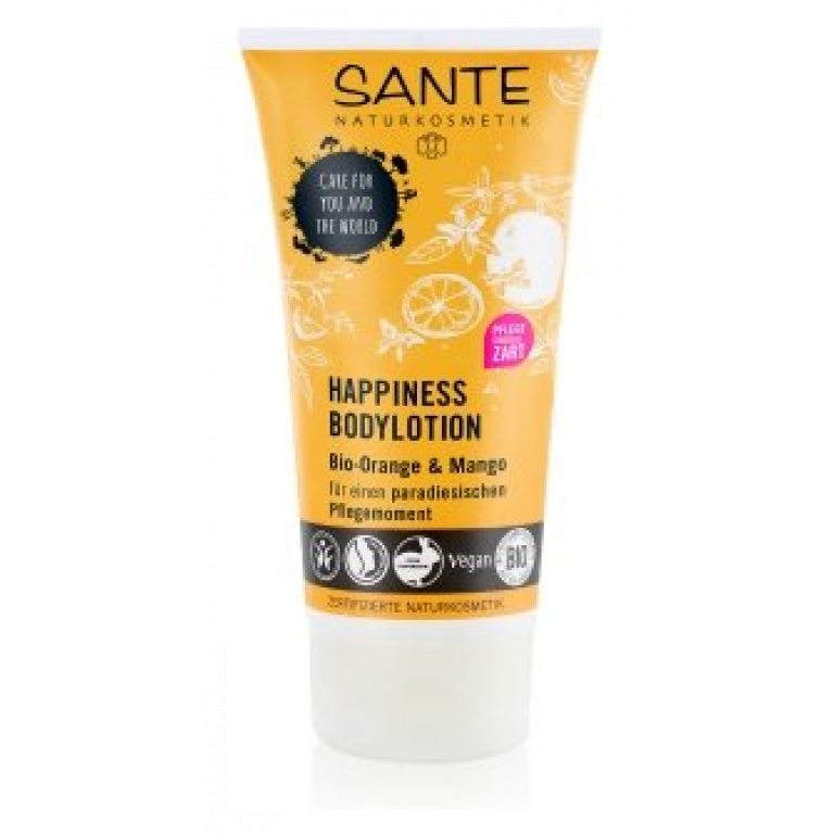ŻEL POD PRYSZNIC HAPPINESS POMARAŃCZA I MANGO ECO 200 ml - SANTE