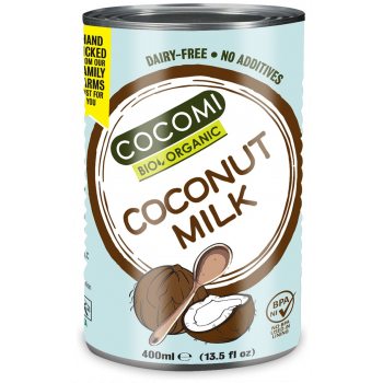 COCONUT MILK - NAPÓJ KOKOSOWY BEZ GUMY GUAR (17 % TŁUSZCZU) BIO 400 ml - COCOMI
