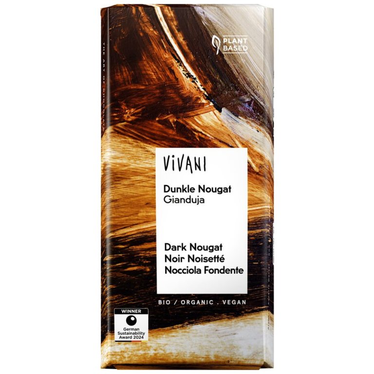 CZEKOLADA GORZKA NUGATOWA BIO 80 g - VIVANI