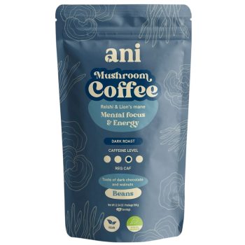 KAWA ZIARNISTA ARABICA Z REISHI I LION'S MANE BIO 350 g - ANI