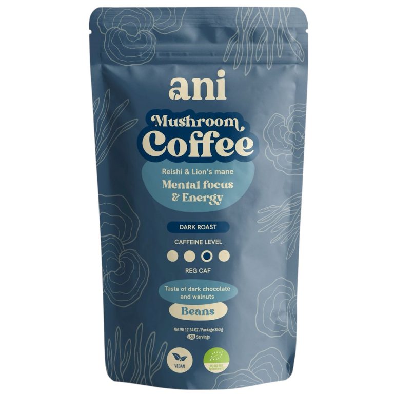 KAWA ZIARNISTA ARABICA Z REISHI I LION'S MANE BIO 350 g - ANI